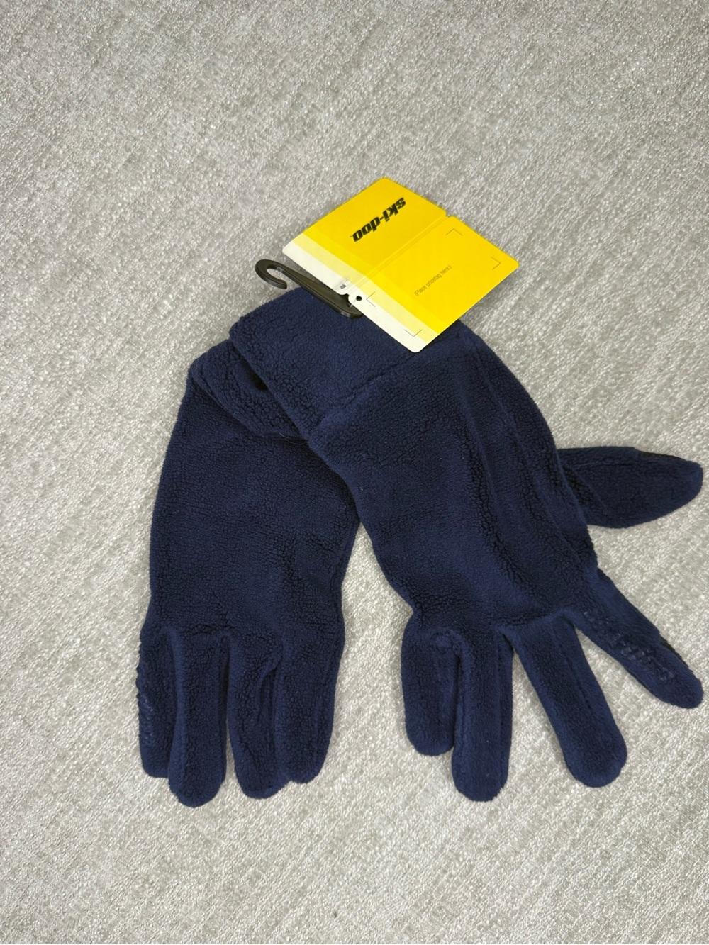 Ski-Doo BRP Men’s Micro-Fleece Gloves Size Medium Dark Navy NWT